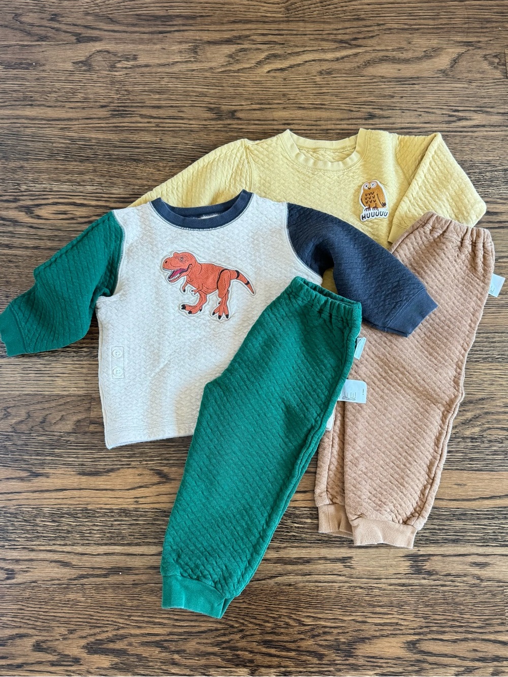 Uniqlo Kids Quilted Pajamas 3T